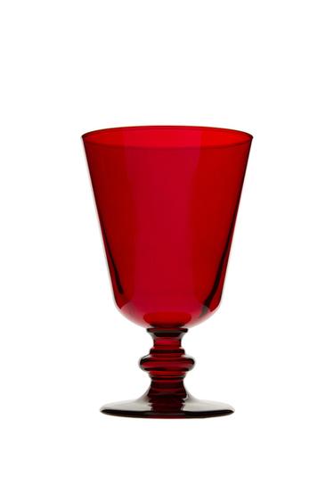 CHRISTMAS LOW GLASS - Red by Zara