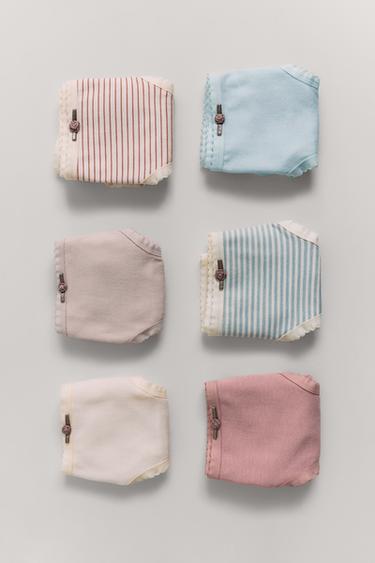2-6 AÑOS/ PACK SEIS BRAGUITAS FLOR - Multicolor de Zara