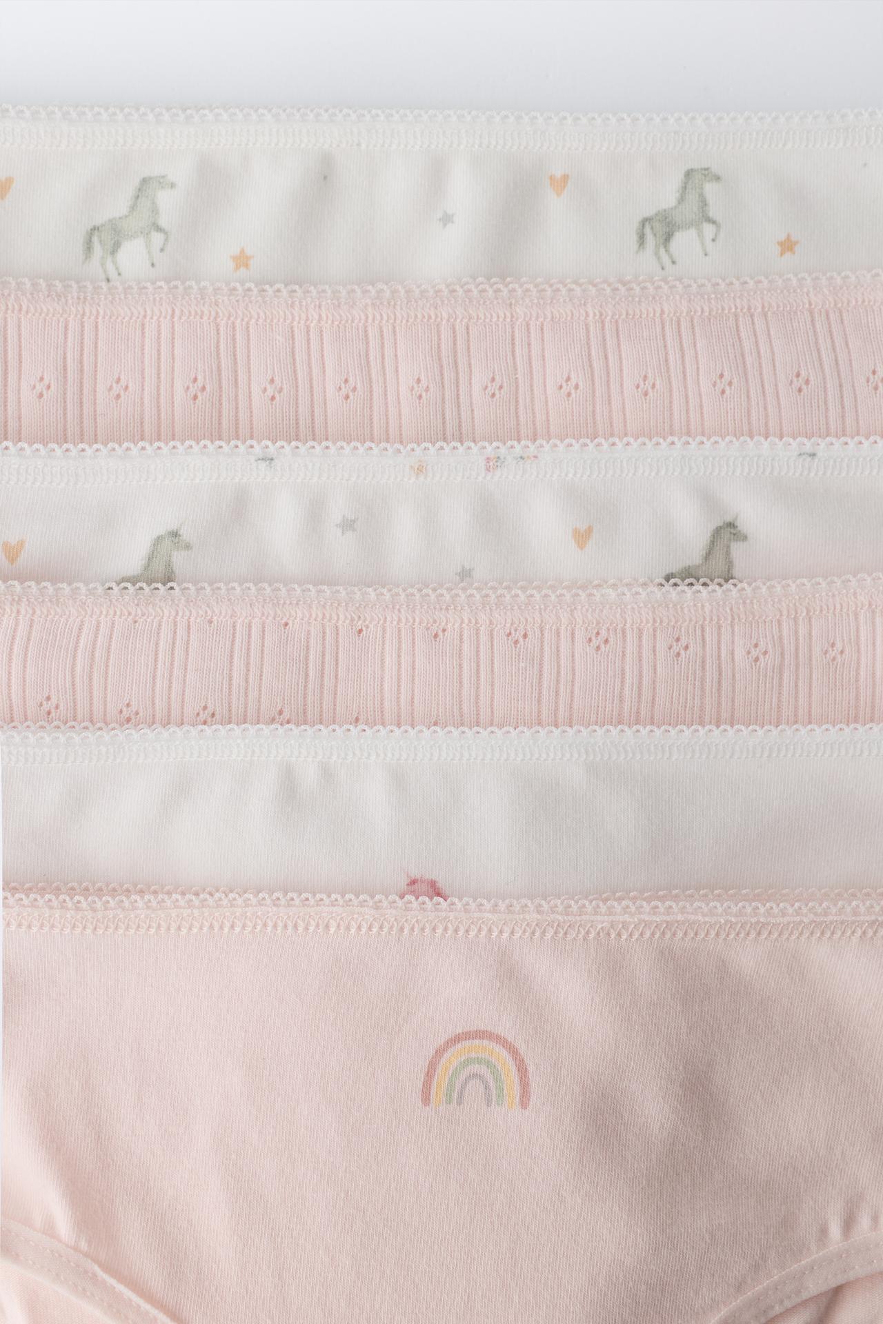1.5-6 YEARS / 6-PACK OF UNICORN UNDERWEAR — Multicolored