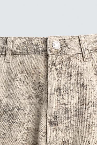 ABSTRACT PRINT BAGGY FIT TROUSERS - Printed by Zara - Image 8