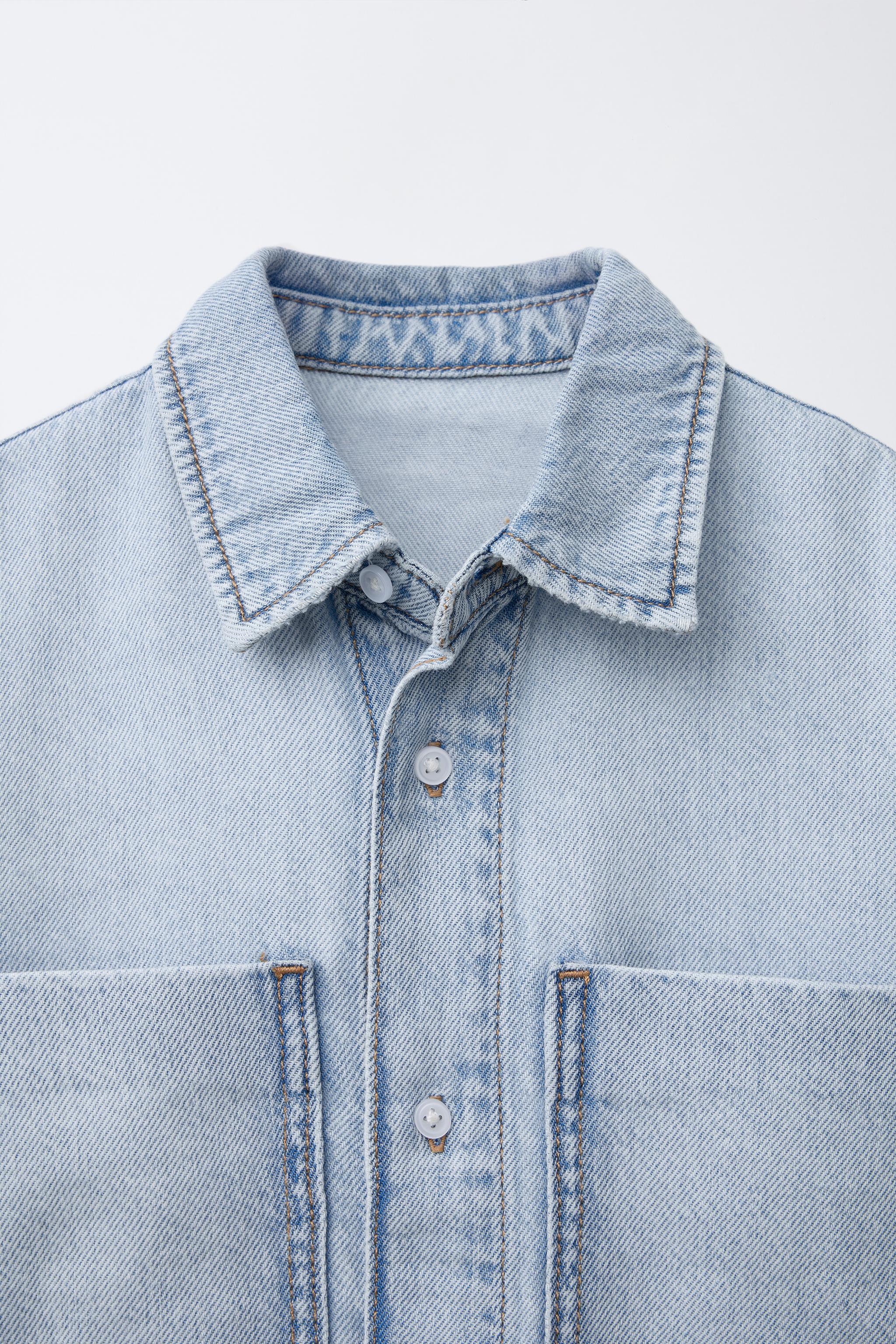 Searoomlynn 2way collarデニムシャツ セール】DENIM 2WAY SHIRT（シャツ/ブラウス）｜X-girl