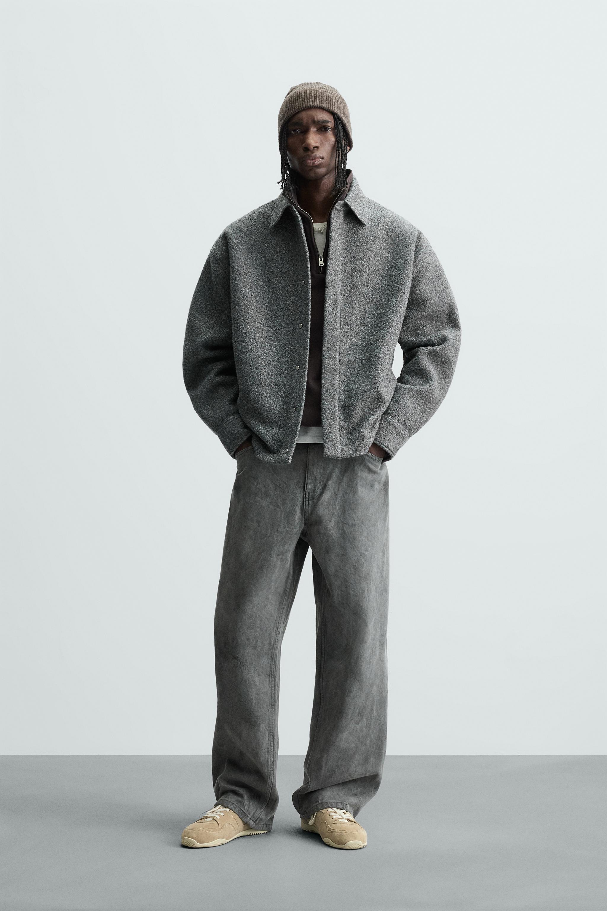 トップス meer. RIPPLE OVERSHIRT gray meer. RIPPLE OVERSHIRT gray AUTHENTIC CLOTHING NEW RELEASE