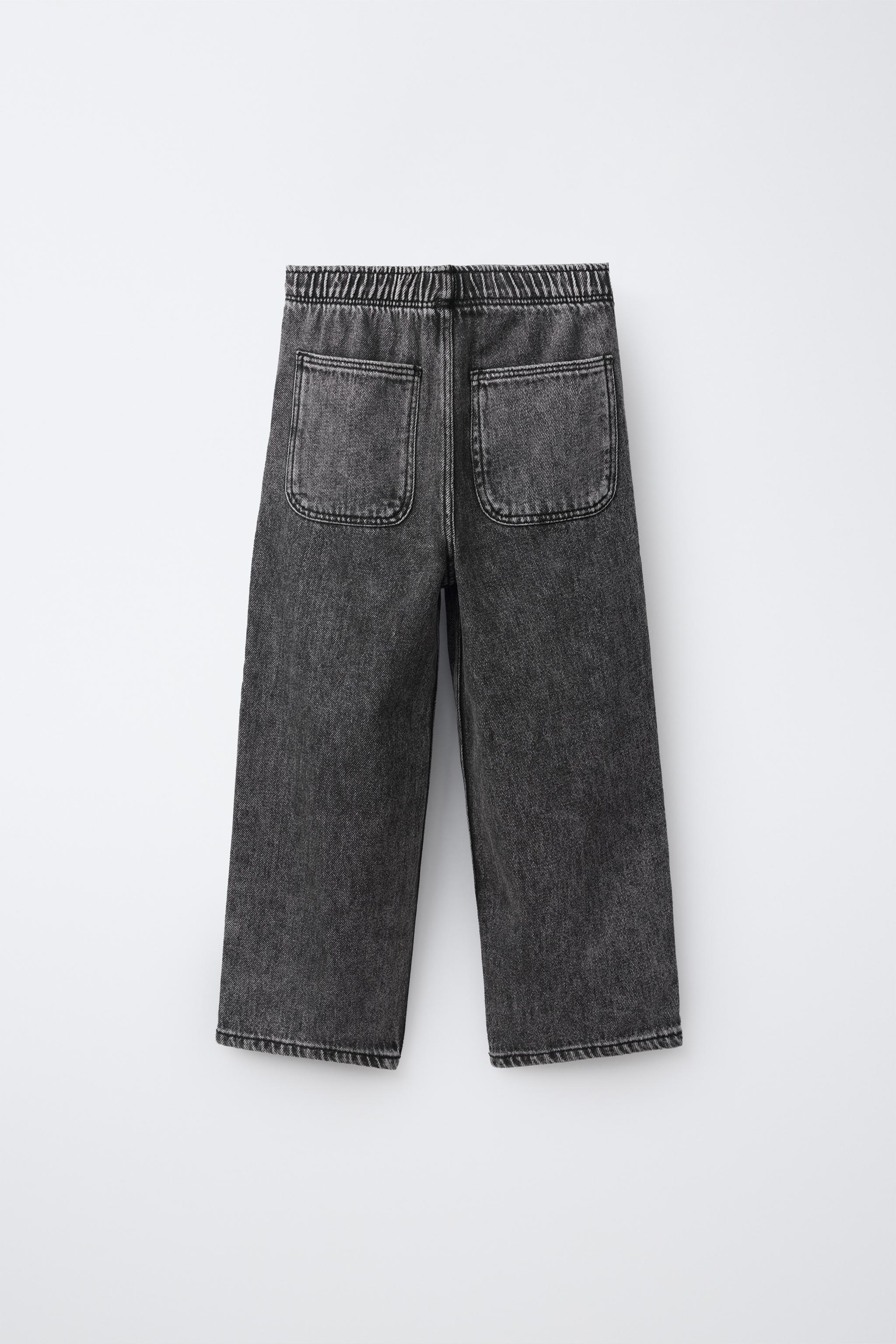 WASHED LOOSE JEANS
