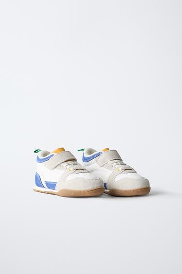 BOTÍN DEPORTIVO RETRO - Azul de Zara