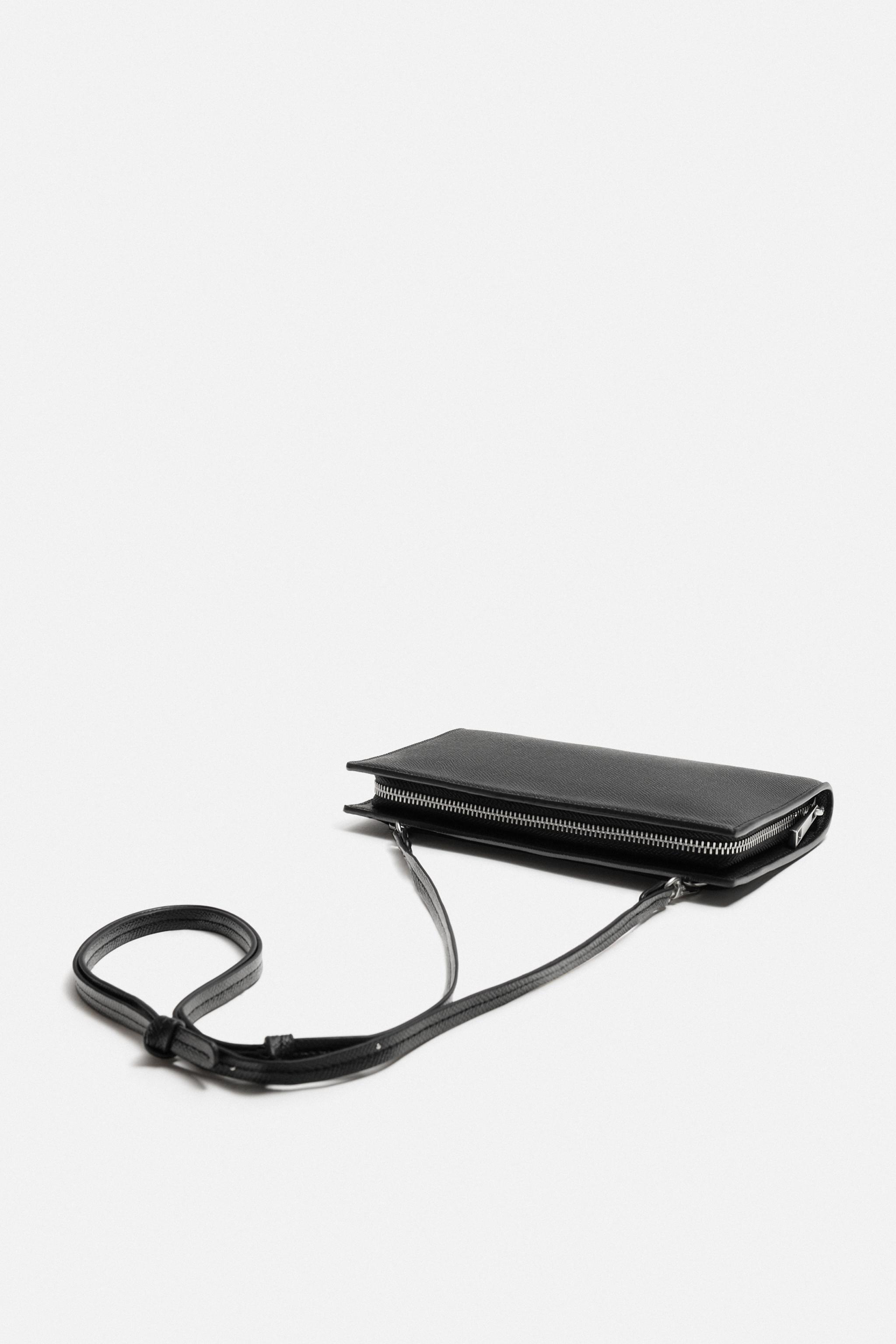 EMBOSSED XL WALLET - Black | ZARA United States