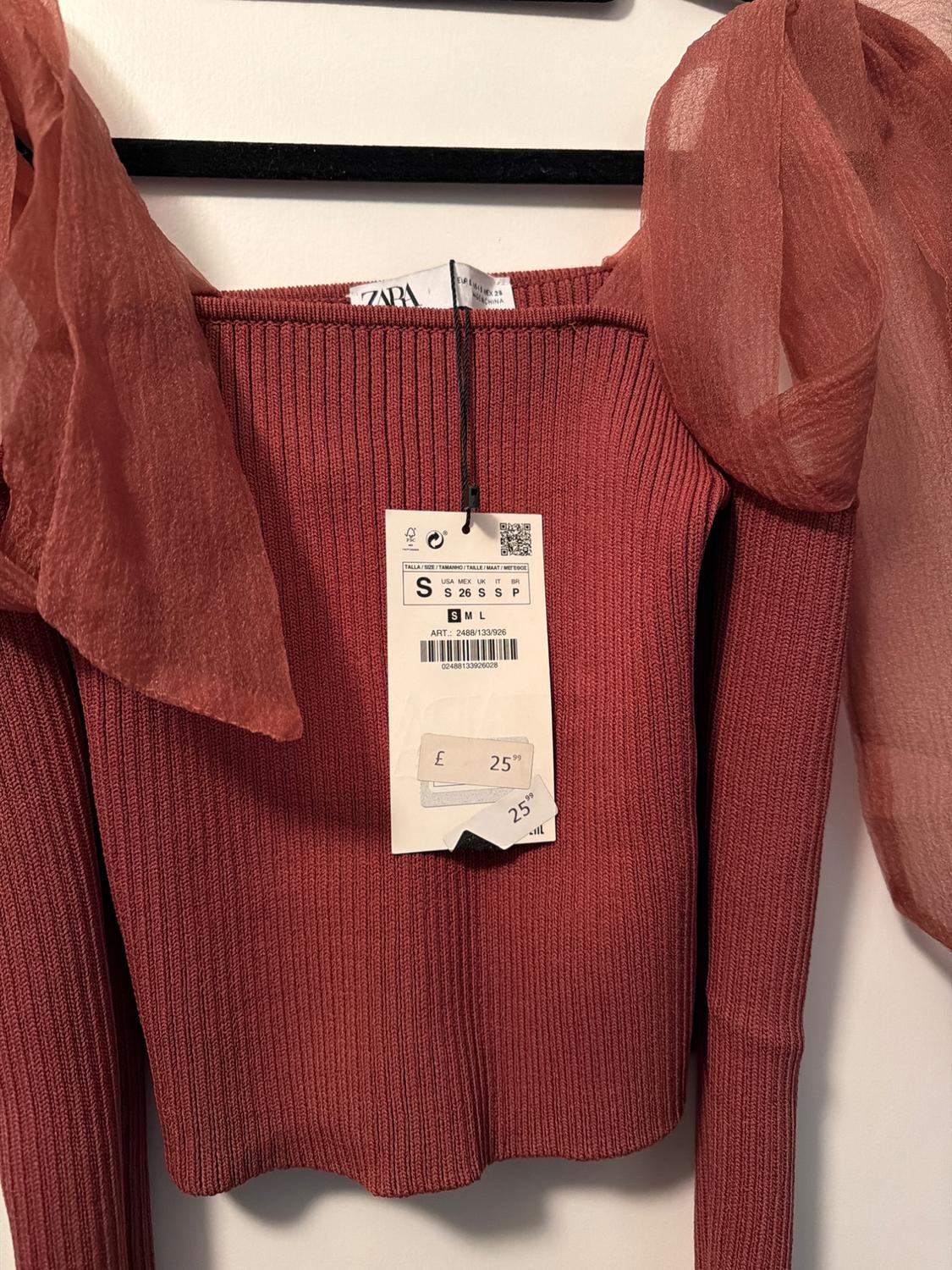 KNIT TOP WITH BOW - Image 2