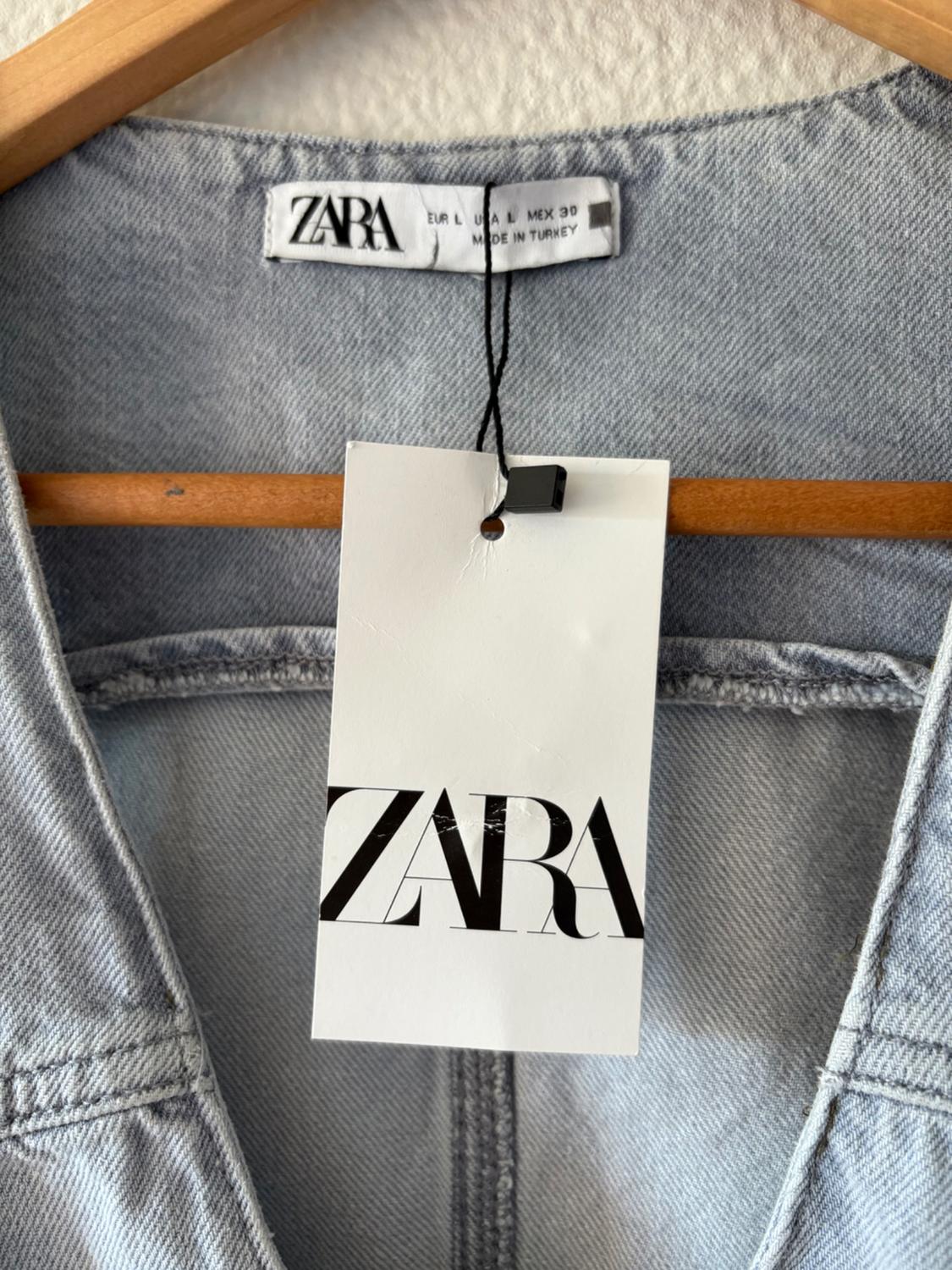 Z1975 DENIM CROPPED WAISTCOAT - Image 9