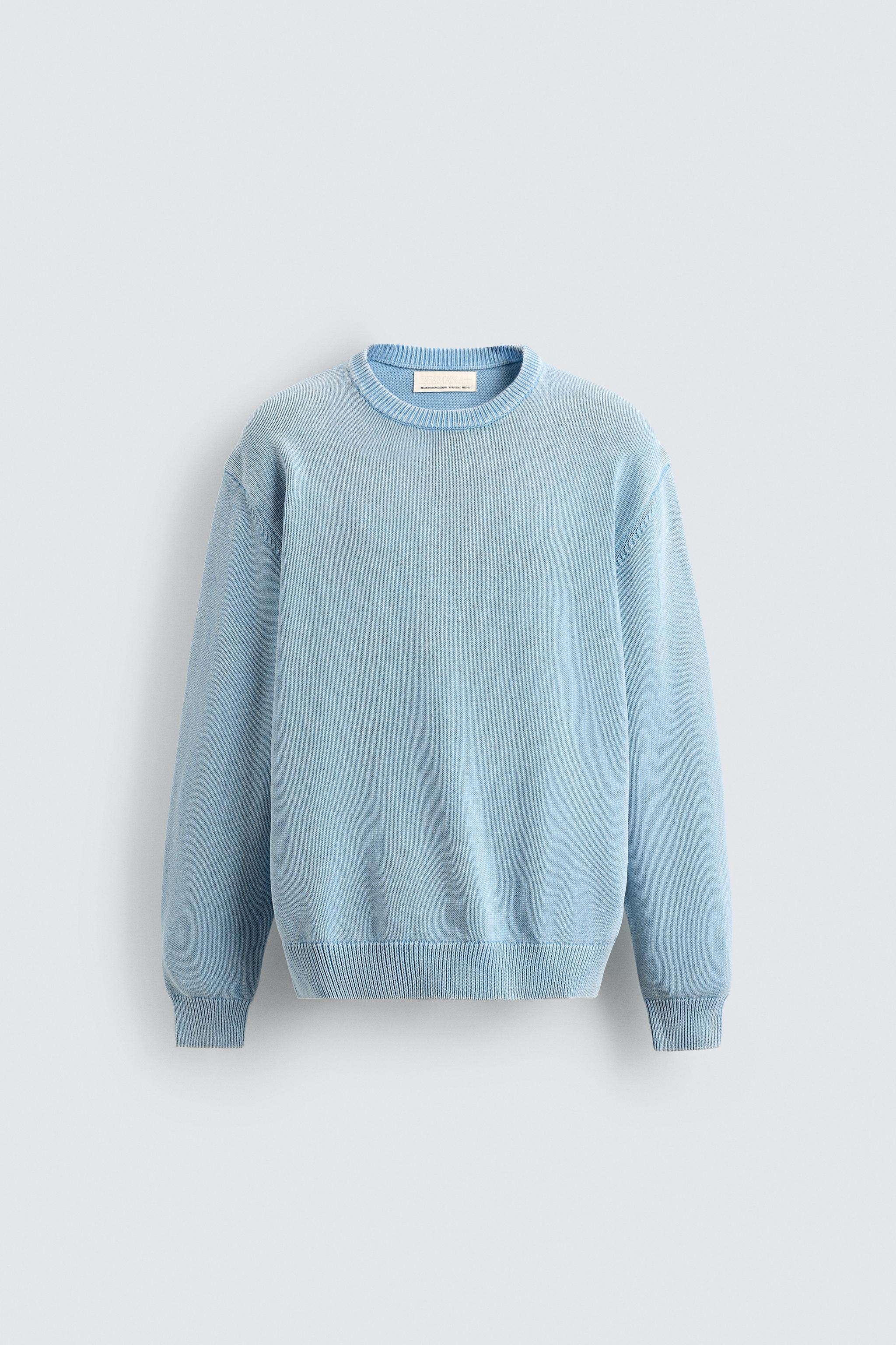 PULL EN COTON EFFET DÉLAVÉ