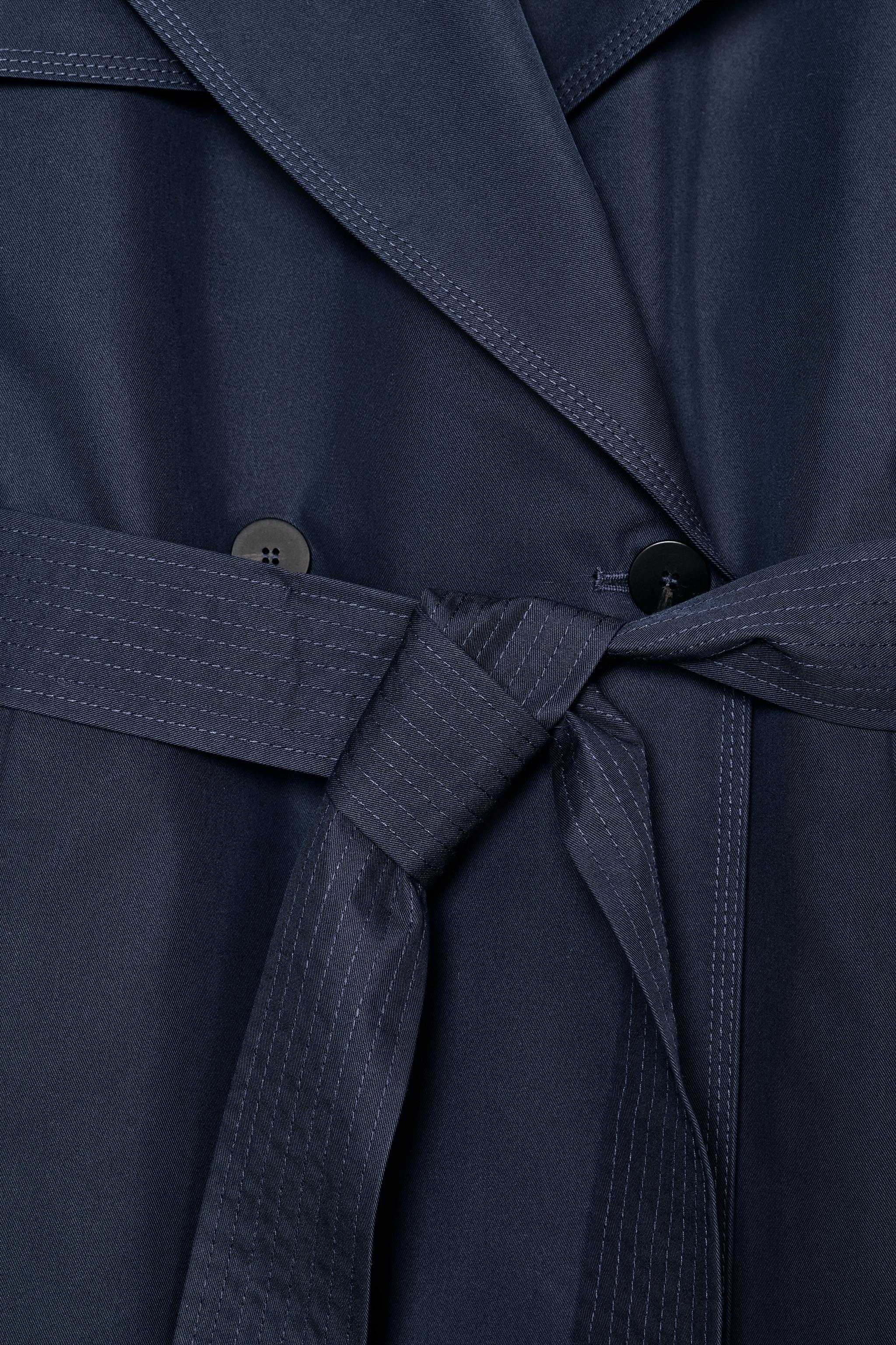 OVERSIZED BELTED TRENCH COAT ZW COLLECTION