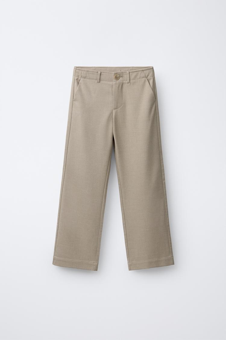 Zara Canada Zara Mens Chino Shorts BUTTON TAILORED PANTS Light