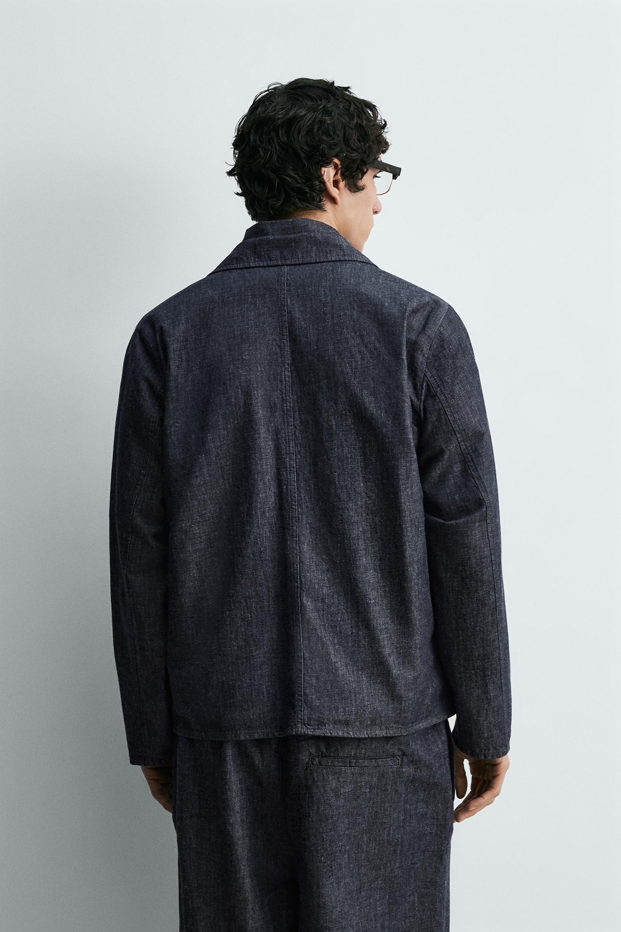 RELAXED FIT DENIM OVERSHIRT
