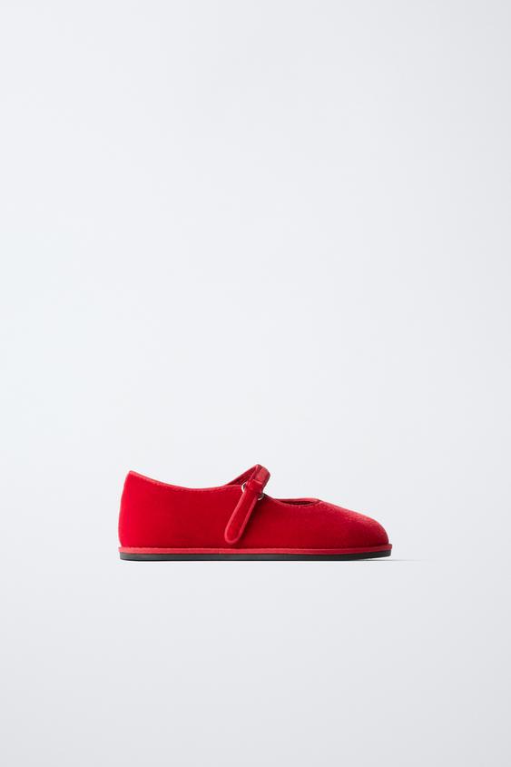 BALERINA VELVET - E kuqe nga Zara - Imazh 0