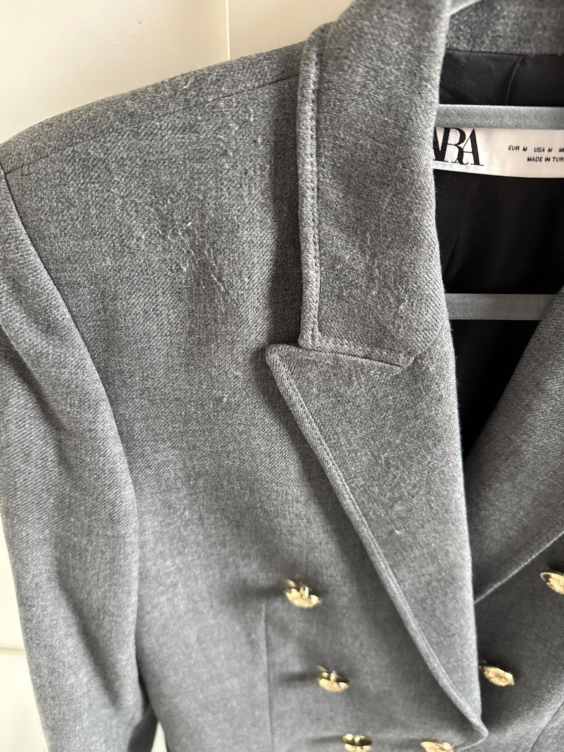 DOUBLE-BREASTED BUTTONED BLAZER - Image 3