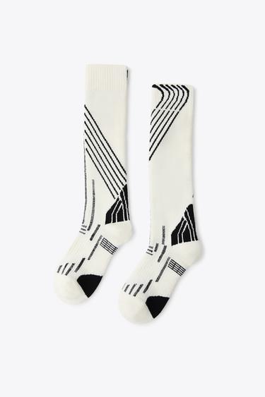 SKI COLLECTION THERMAL SOCKS - Ecru by Zara - Image 1
