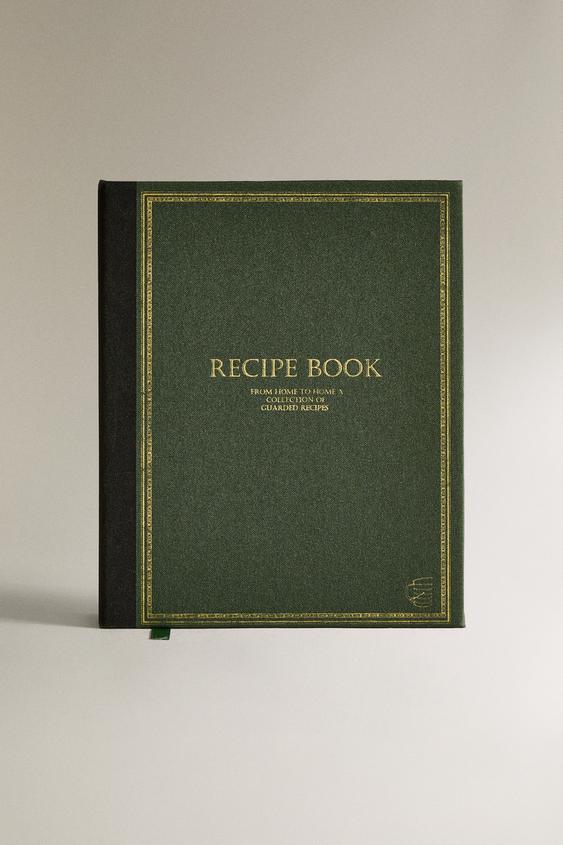 CHRISTMAS RECIPES NOTEBOOK Green ZARA Ireland