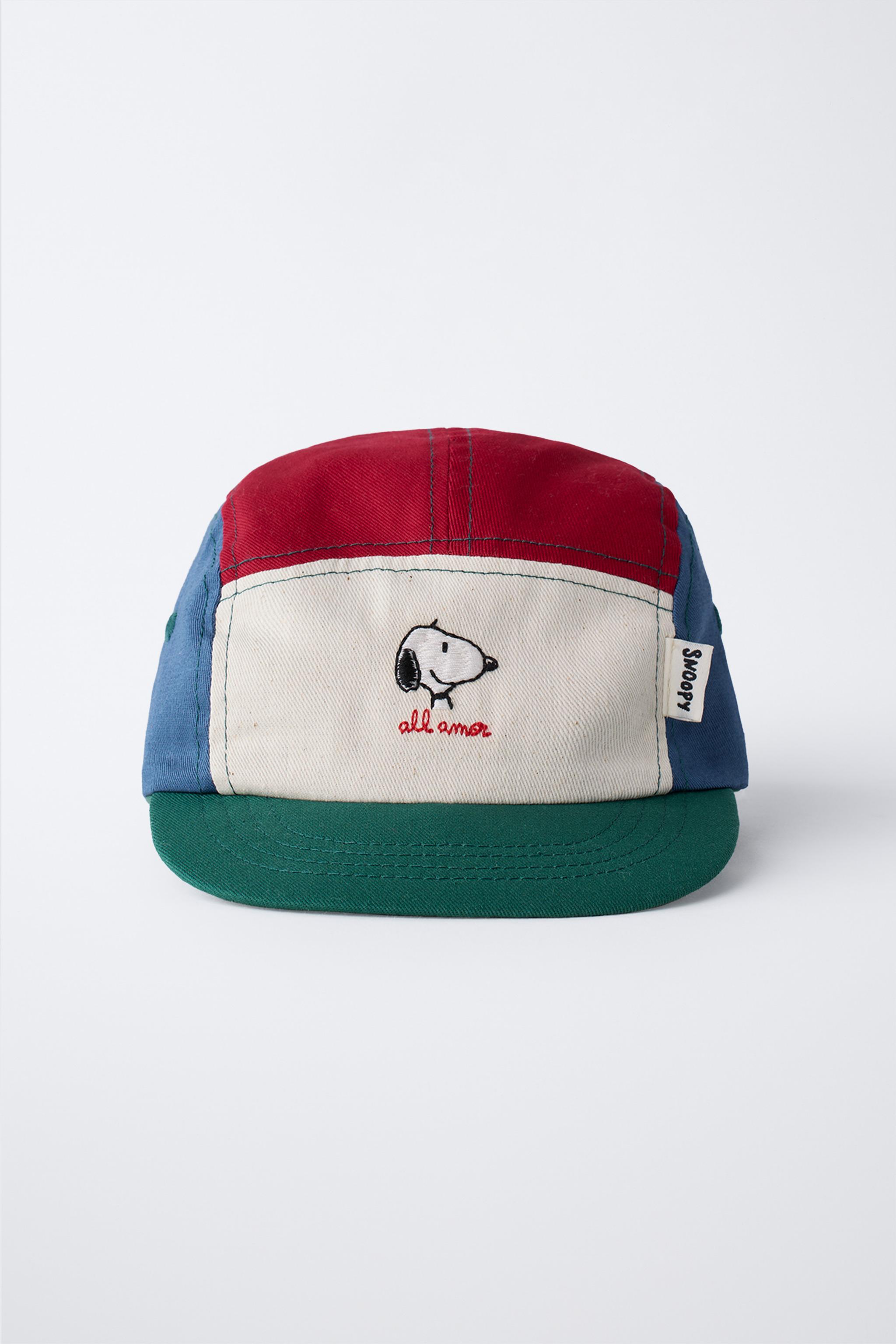 SNOOPY PEANUTS™ COLOR BLOCK CAP - Multicolored | ZARA United States
