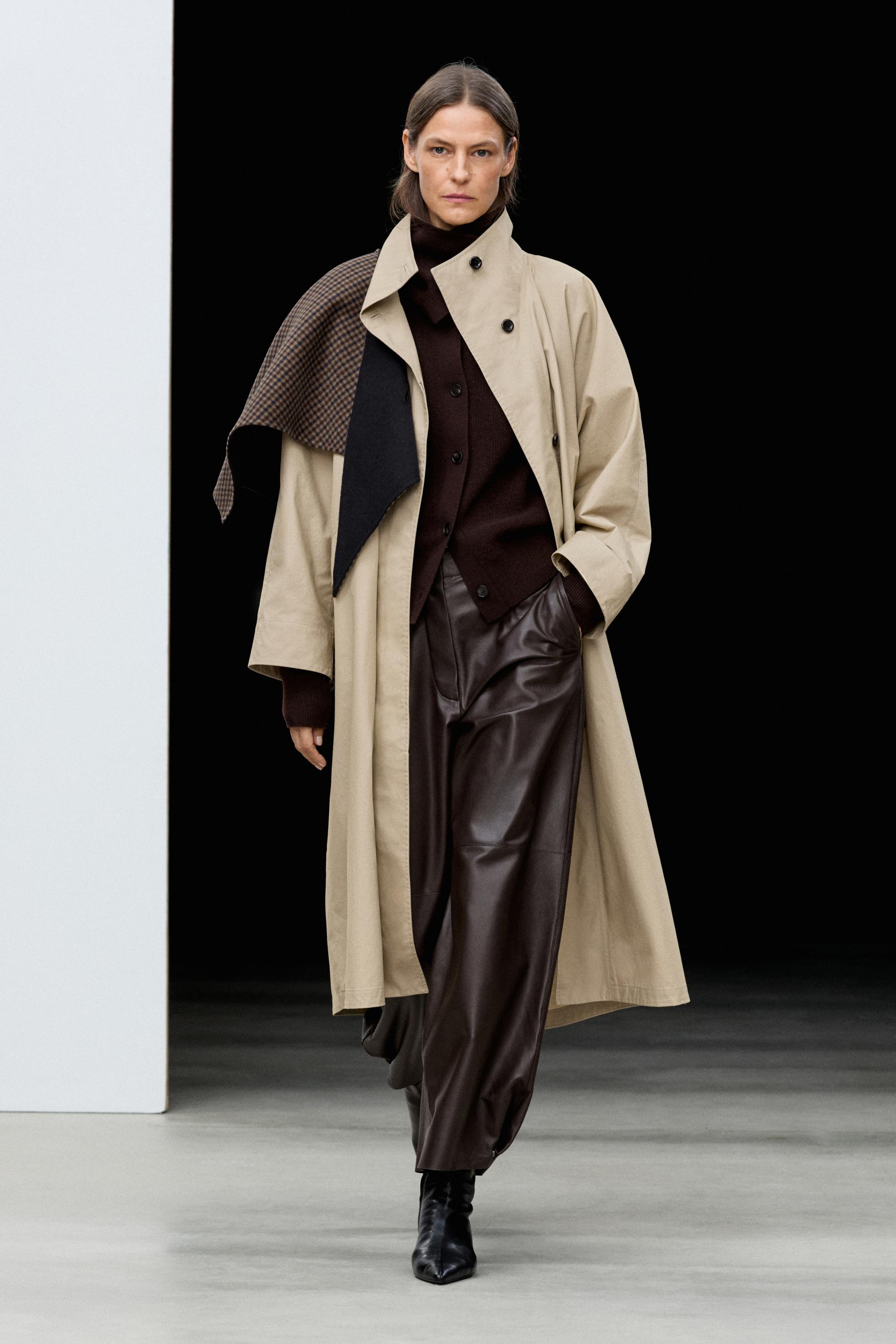 Trench col montant 100 % coton