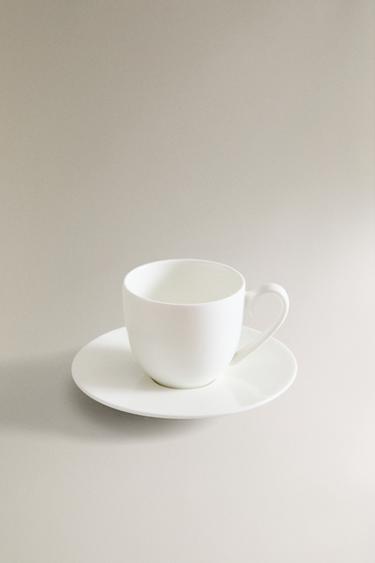 TASSE PORCELAINE BONE CHINA - Blanc de Zara - Image 1