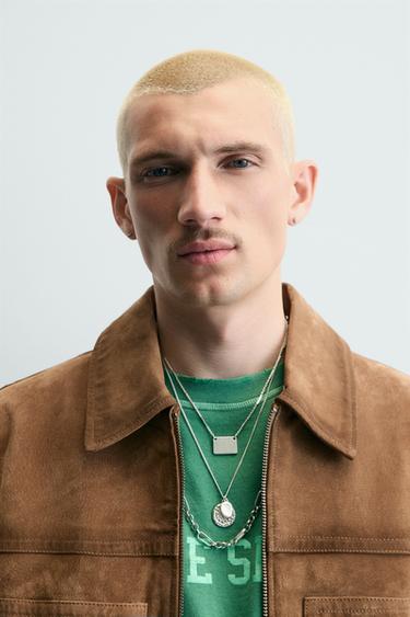 Zara PACK OF 3 COMBINATION NECKLACES - Silver - Image 0