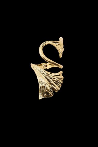 Zara LEAF METAL BRACELET - Golden - Image 0