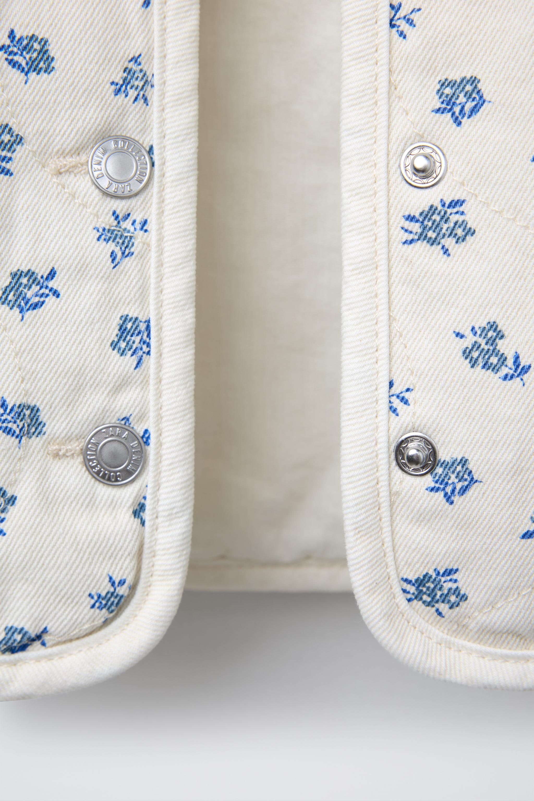 FLORAL TWILL VEST