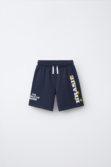 BERMUDA IMPRIMÉ BRÉSIL COUPE DU MONDE FIFA ™ 2026 - bleu marine de Zara - Image 0
