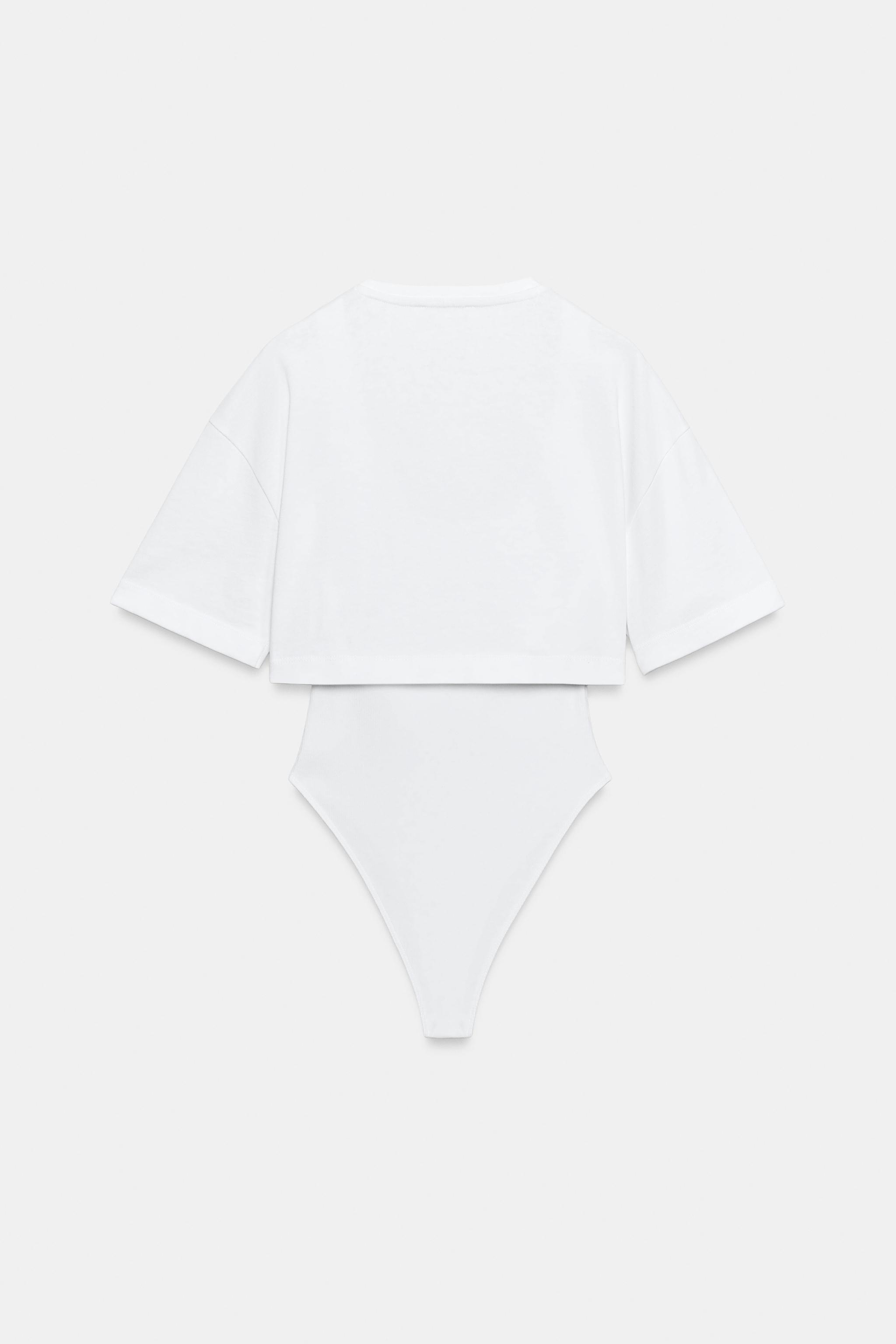 CROP TOP KOMBİNE BODY - Görsel 6
