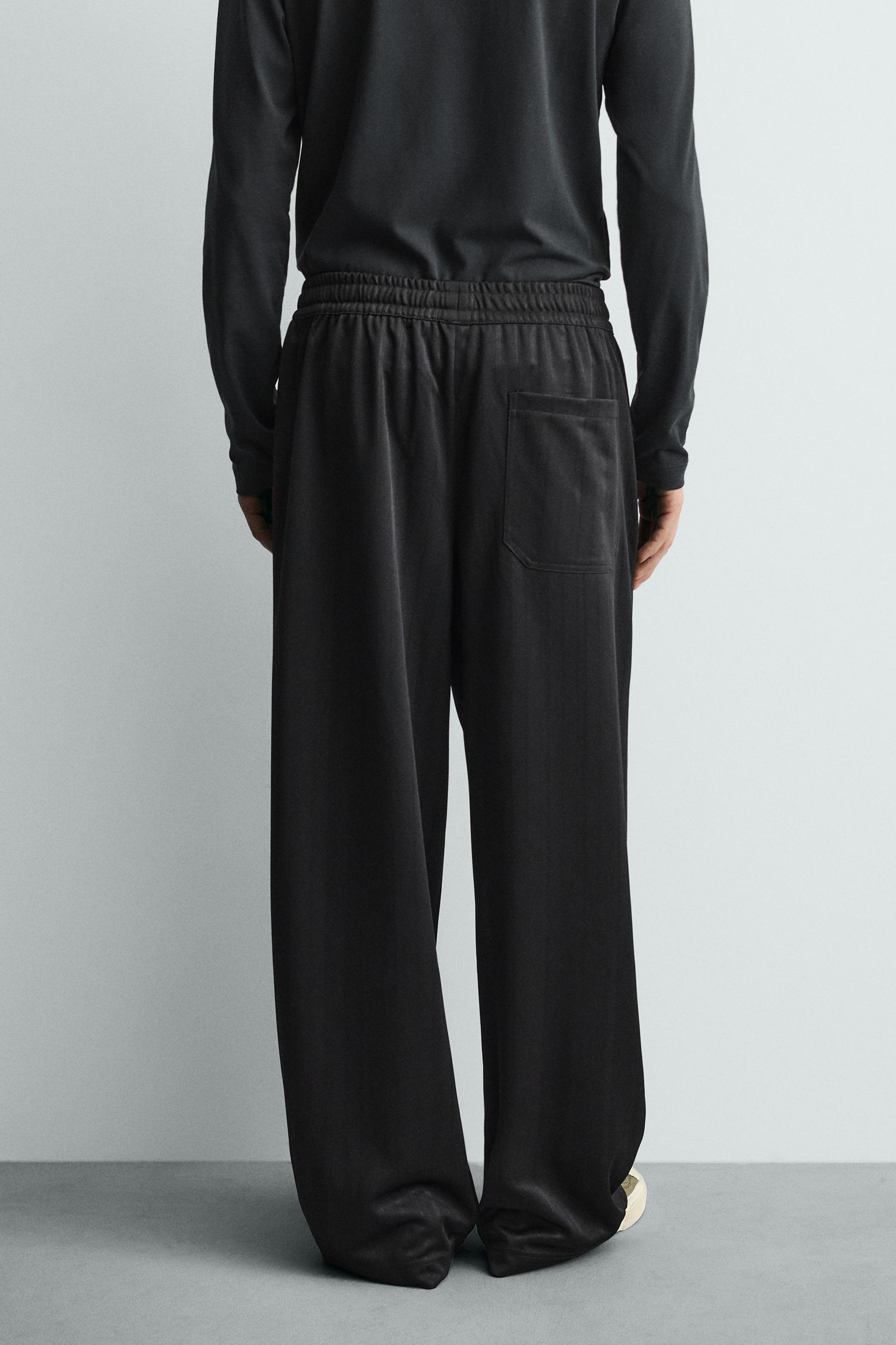 STRIPED JACQUARD JOGGING PANTS