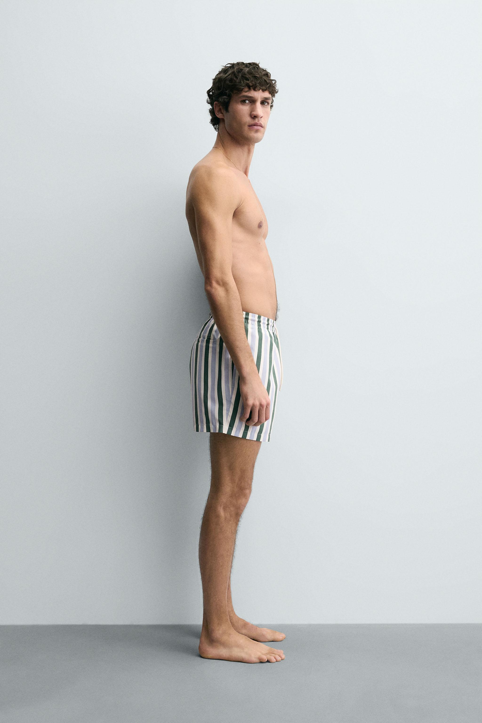 MAILLOT DE BAIN À RAYURES MOYENNES