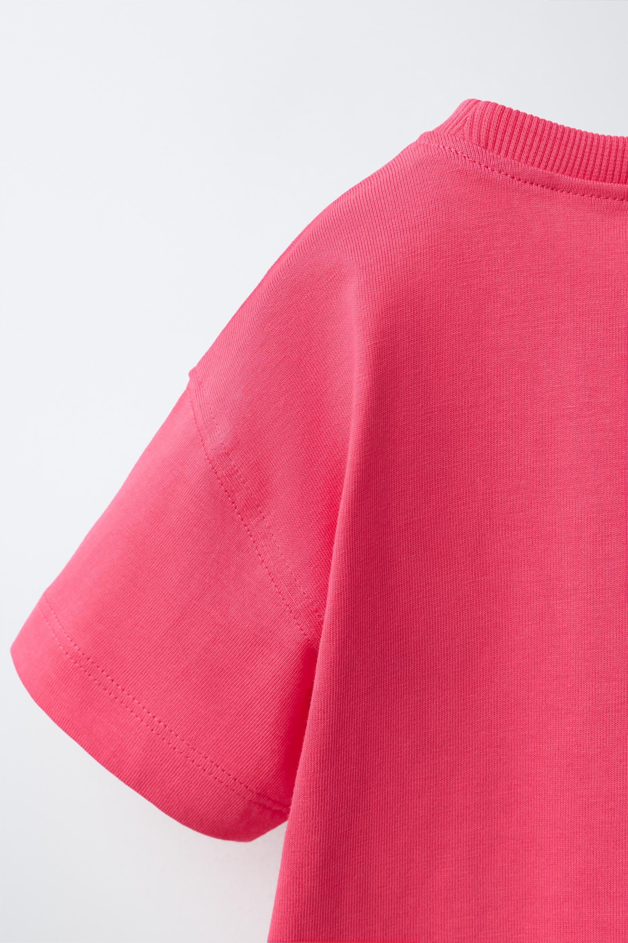 Детские футболки Zara EMBROIDERED POCKET T-SHIRT — фото 4