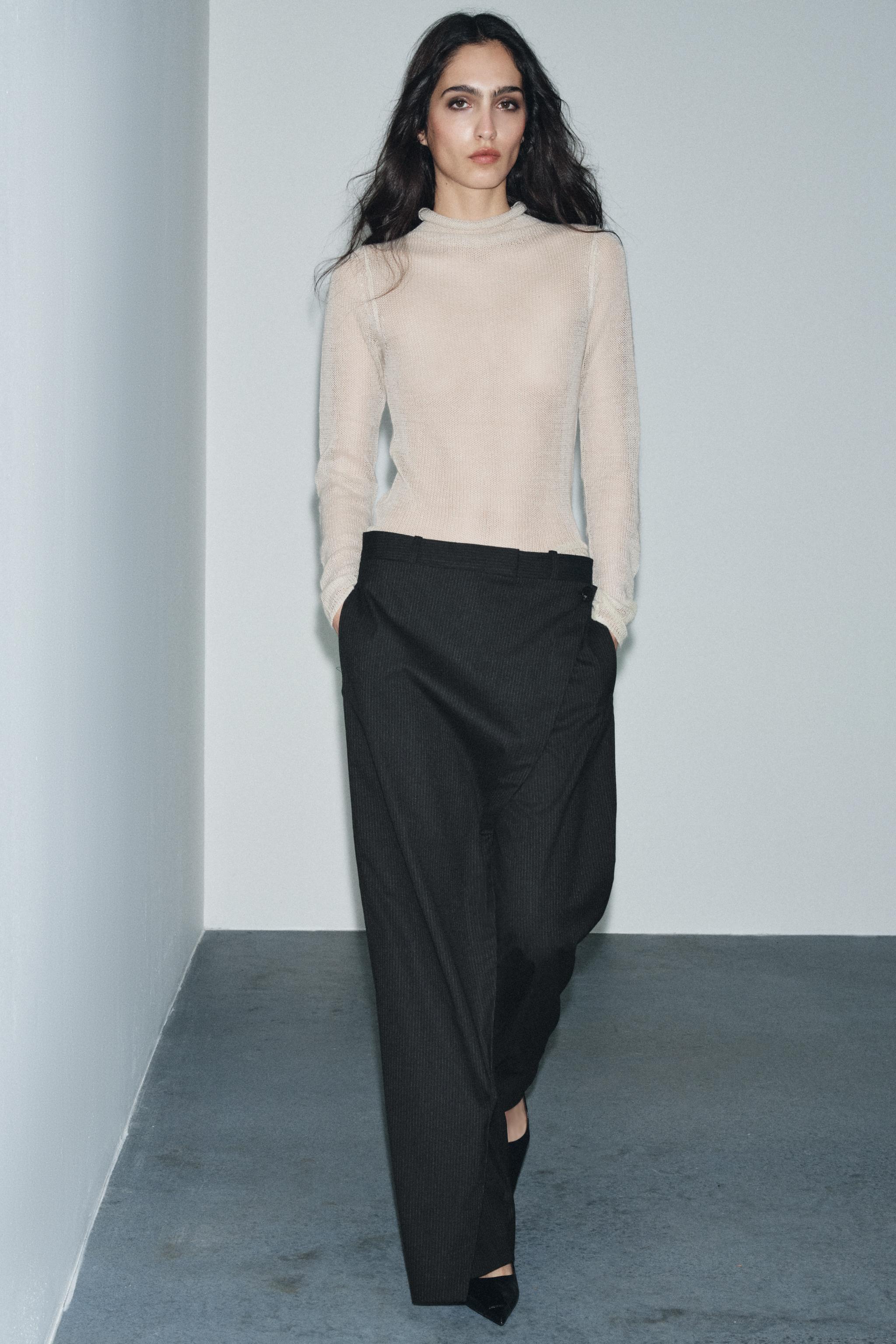 PANTALON-PARÉO À RAYURES ZW COLLECTION