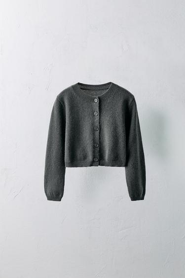 1-5 AÑOS/ CHAQUETA 100% CASHMERE LIMITED EDITION - Gris antracita de Zara