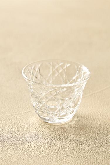 SMALL GLASS TUMBLER WITH RAISED DESIGN - 990 by Zara - Image 5