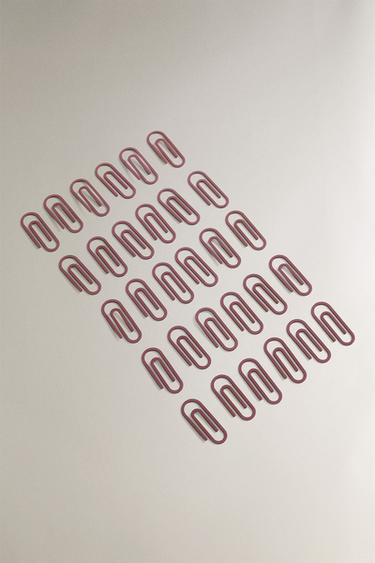 CLIPS MÉTAL (LOT DE 30) - Bordeaux de Zara - Image 1