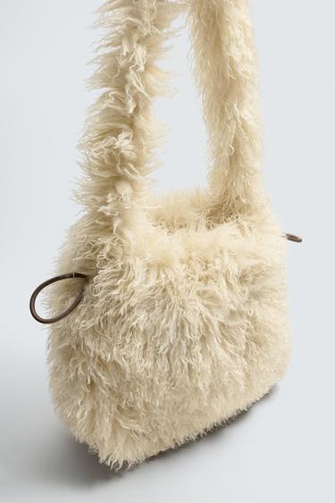 SAC BANDOULIÈRE EFFET FOURRURE HARRY LAMBERT FOR ZARA x DISNEY - Écru de Zara - Image 3