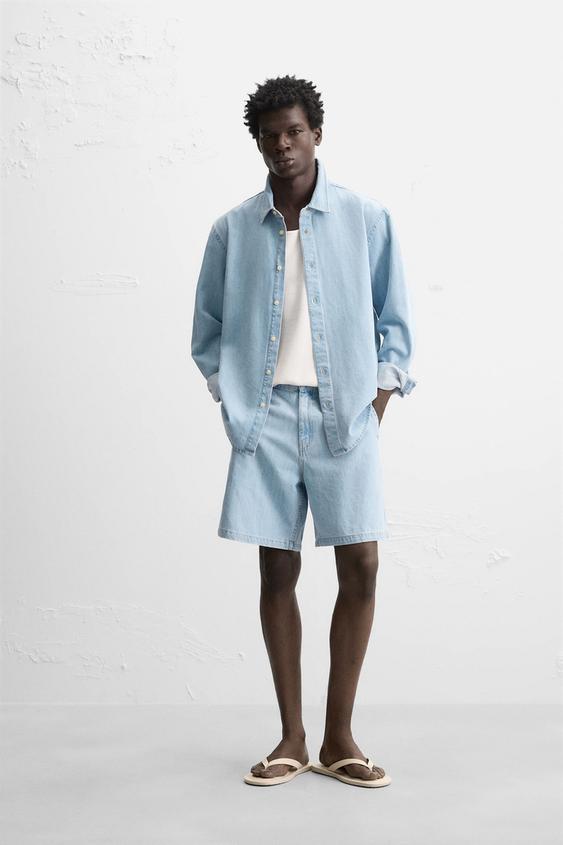 REGULAR FIT DENIM SHIRT