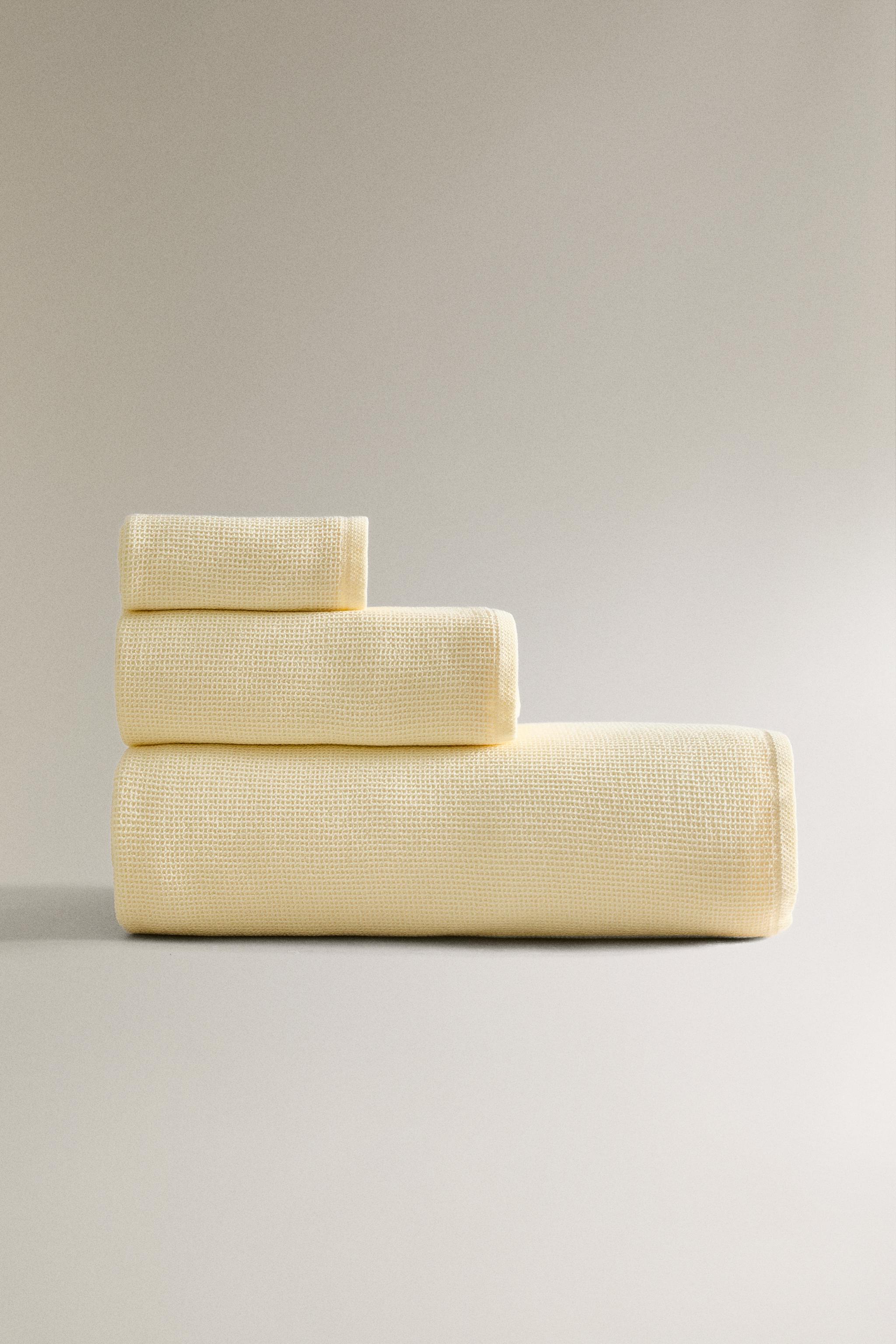 SERVIETTE DE BAIN MICRO WAFFLE