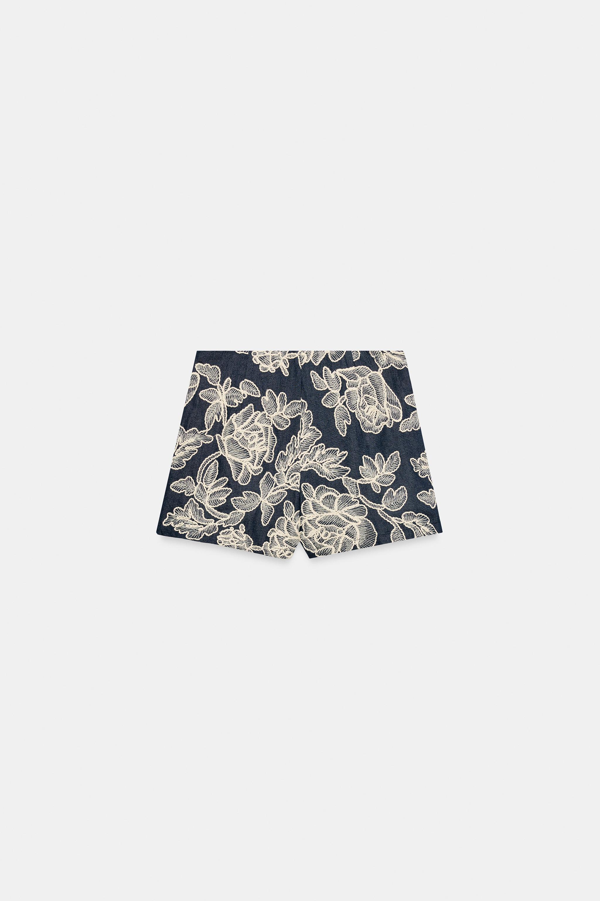JUPE-PANTALON BRODÉE