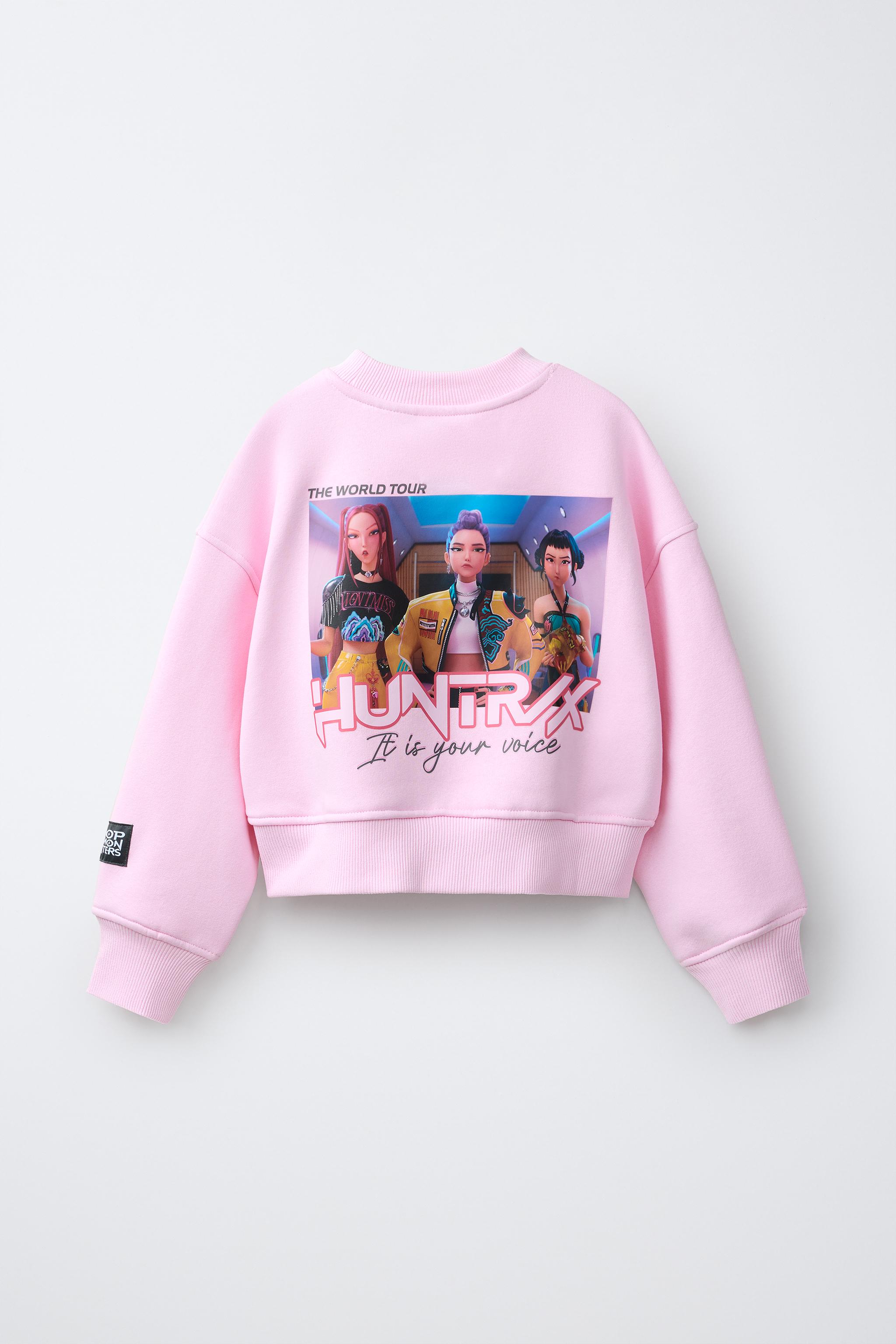 Детские худи Zara KPOP DEMON HUNTERS™ NETFLIX © PRINT SWEATSHIRT — фото 2