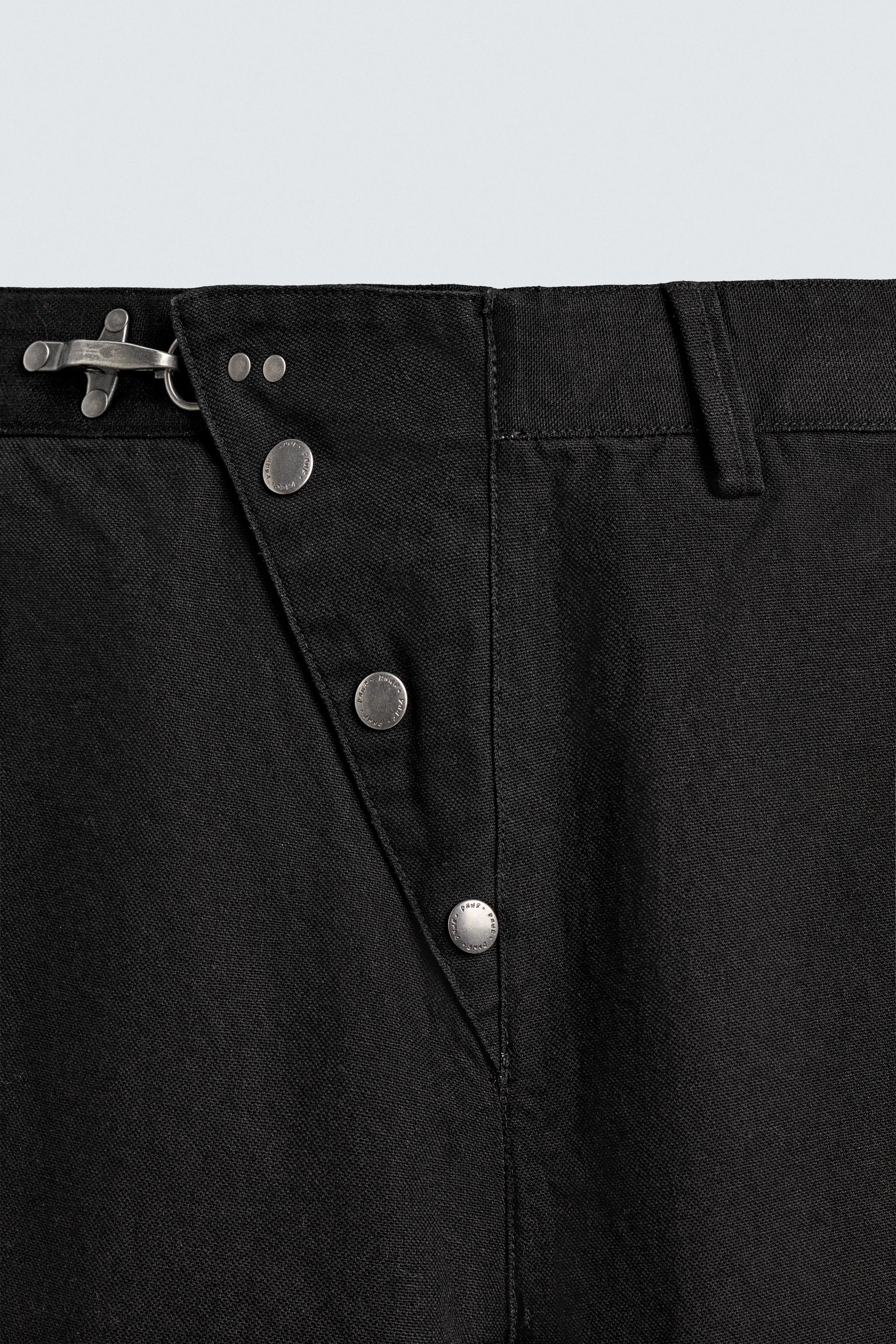 PANTALON COUPE LARGE FERMETURE BRANDENBOURG