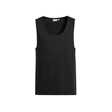 მაისური TANK REGULAR FIT RIB - Zara-ს Black