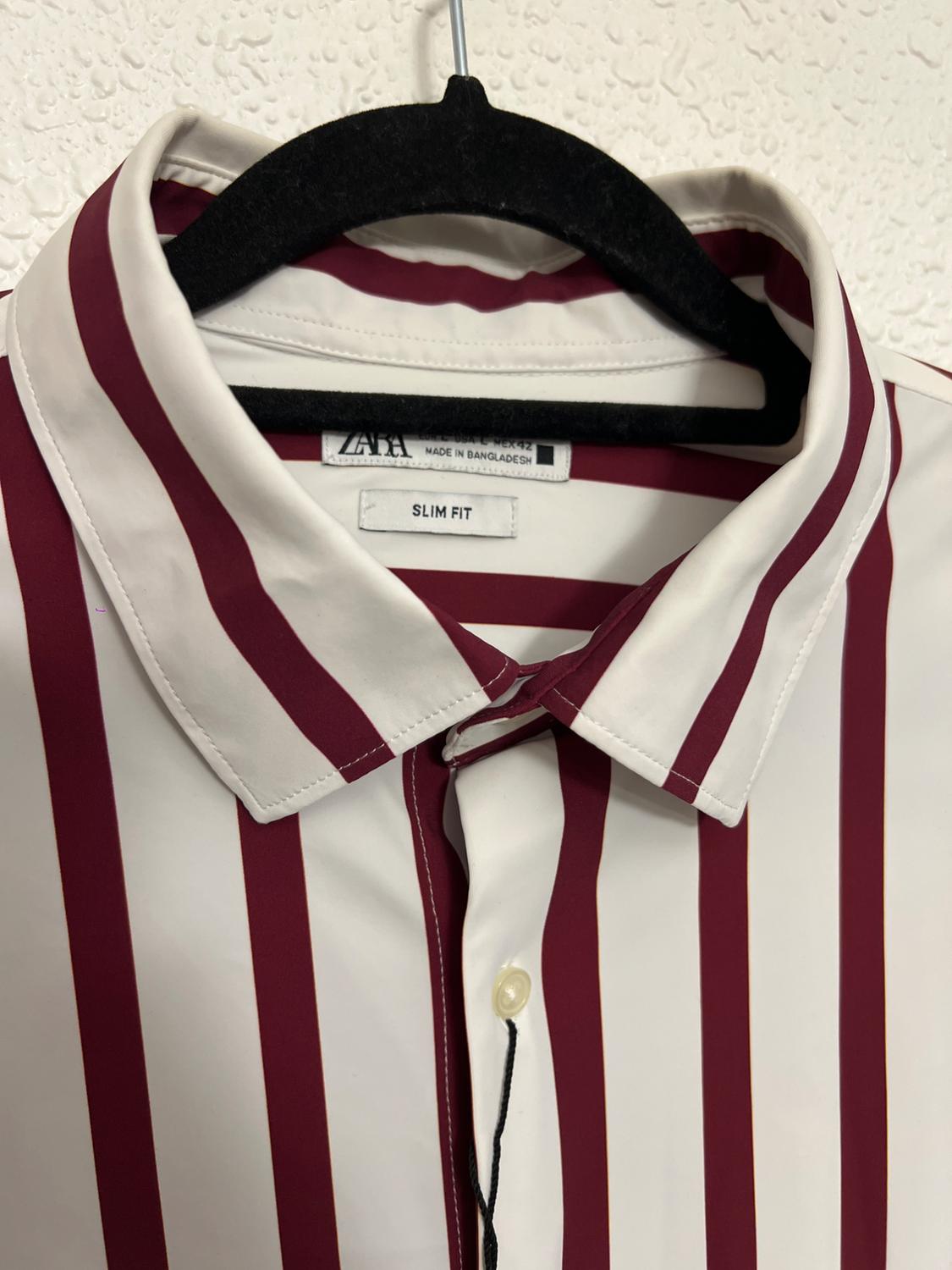 STRIPED STRETCH SHIRT - Image 3