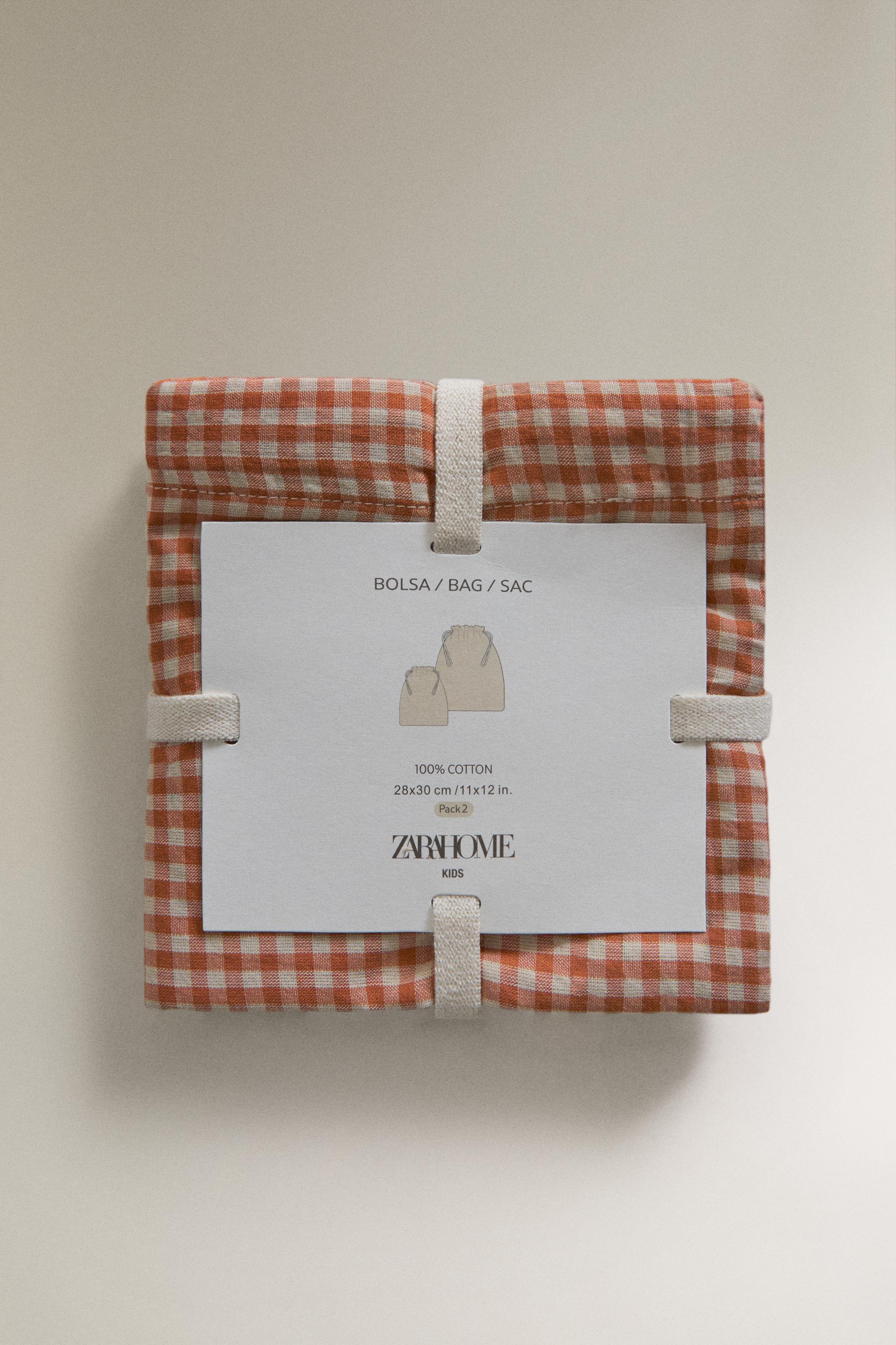 Детские сумки Zara VICHY COTTON BABY (PACK OF 2) — фото 4