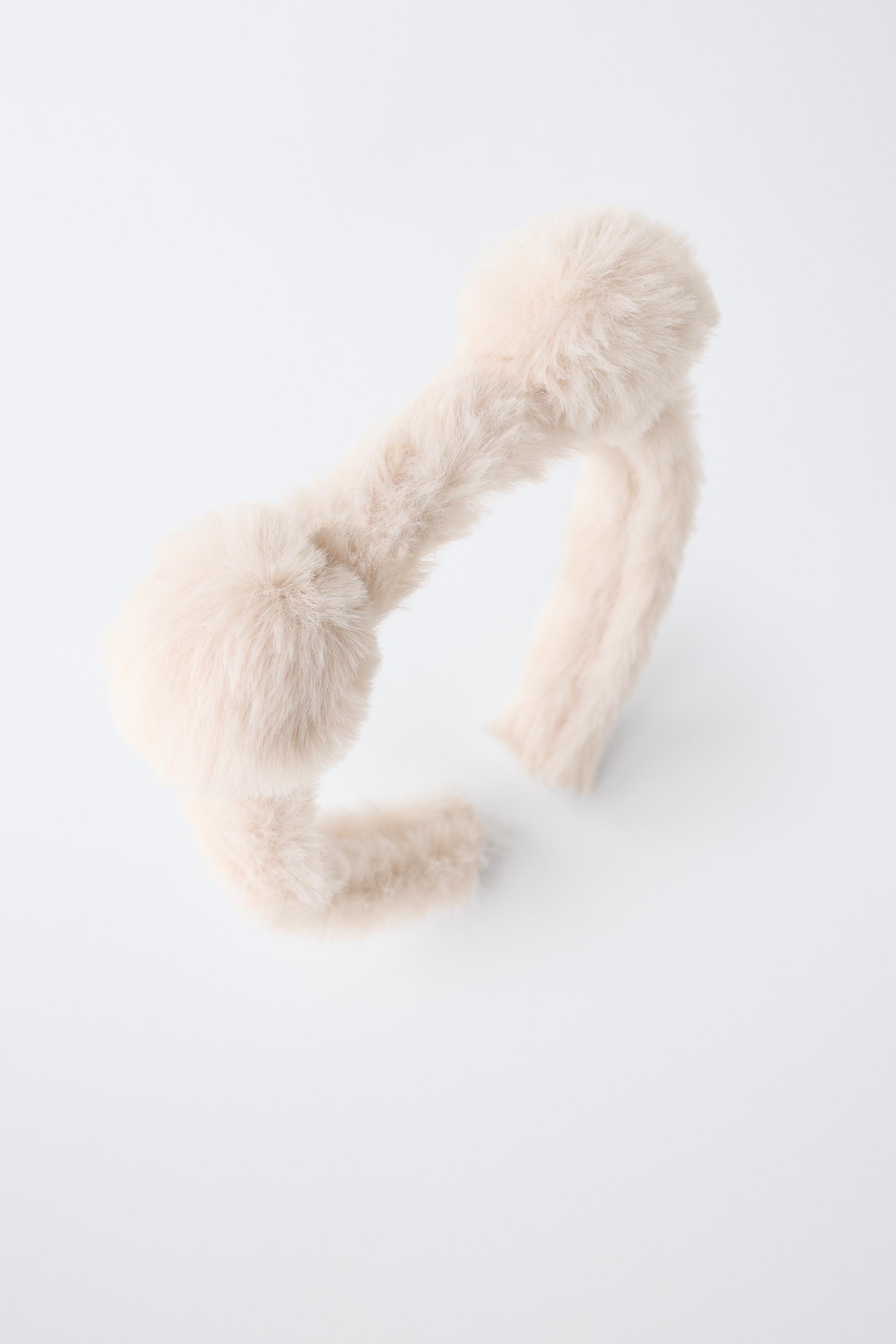 FAUX FUR EARS HEADBAND