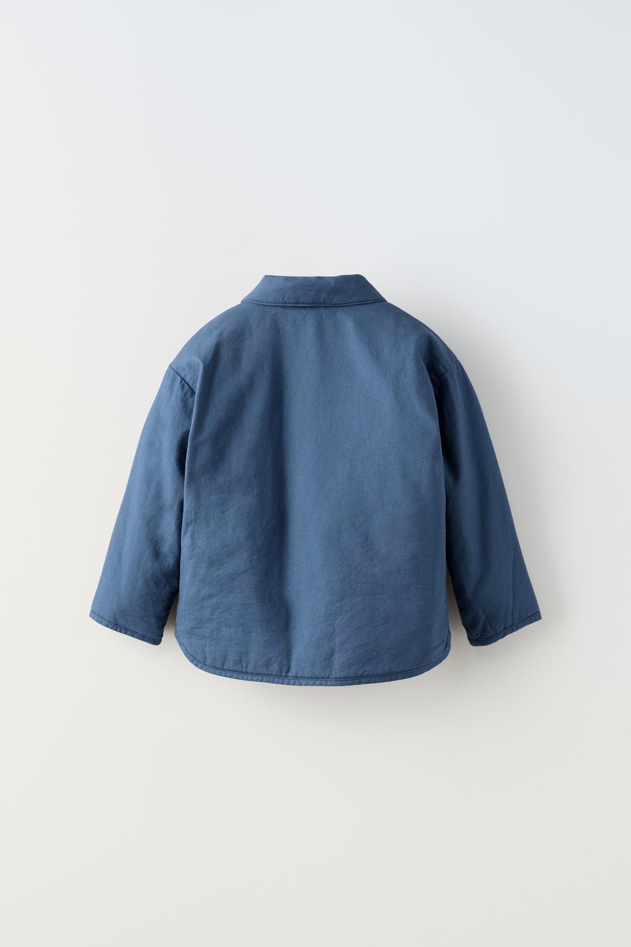 ポケット付きジャケット - ブルー | ZARA Japan / 日本