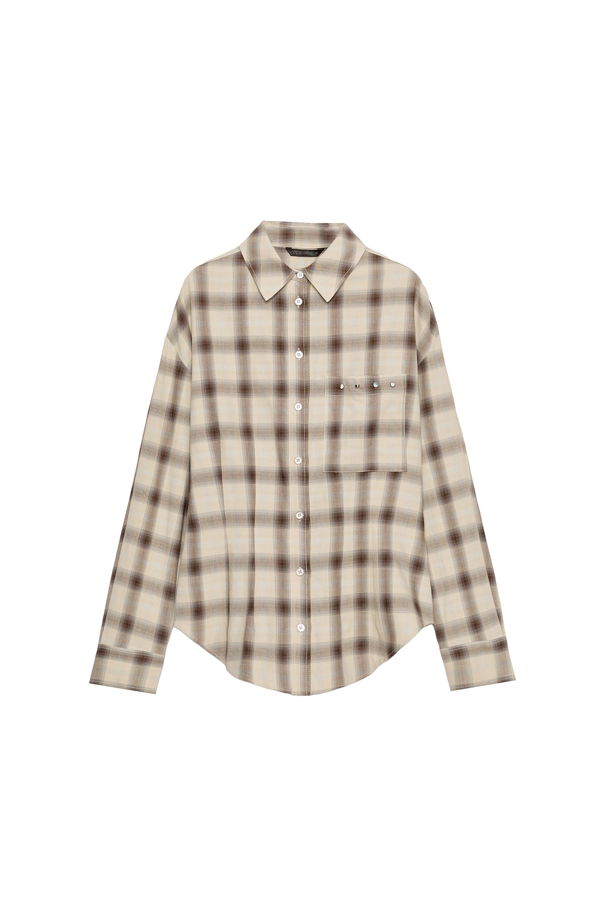 CAMISA CUADROS TACHAS