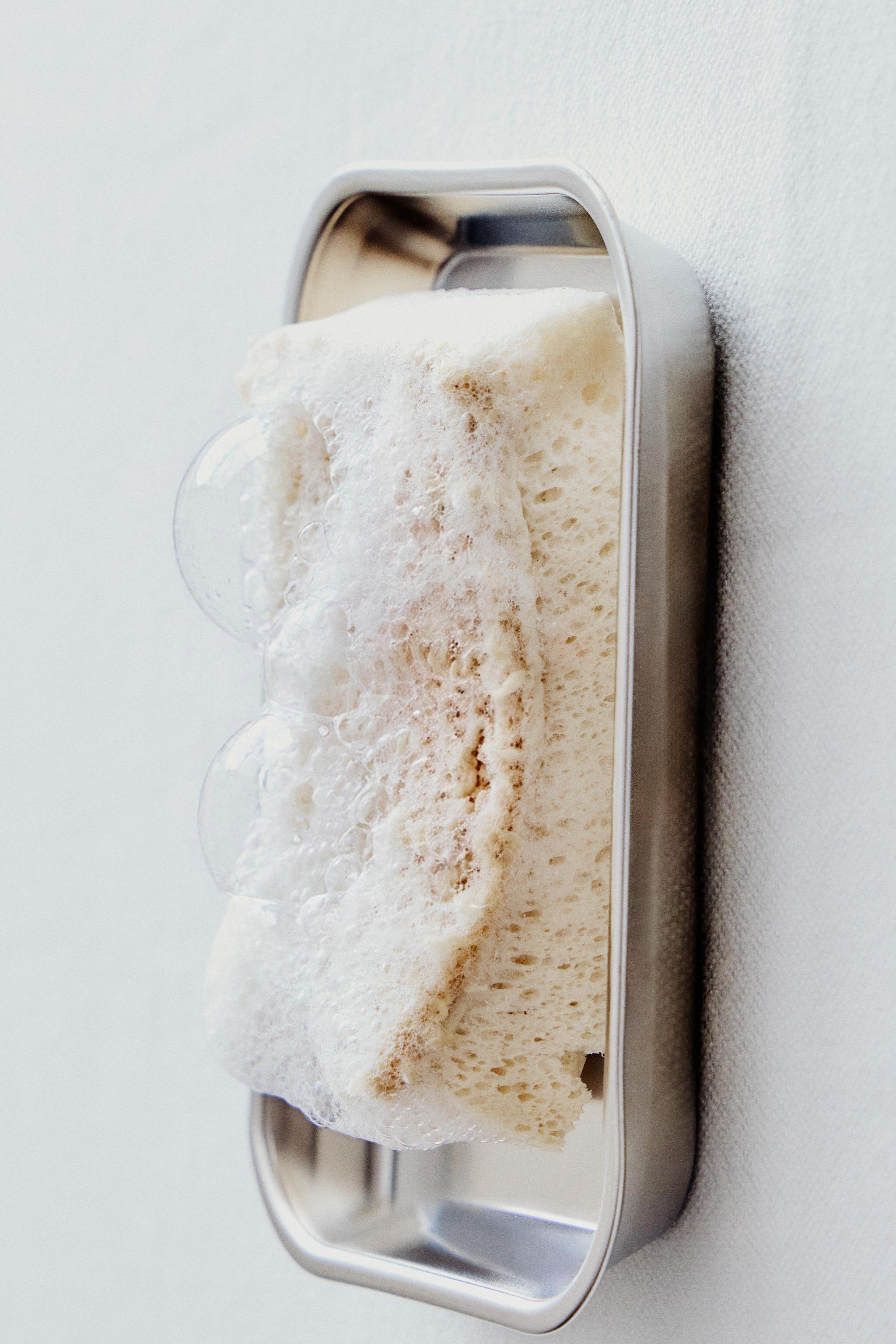 SCRUB SPONGE (PACK OF 2) — Light beige