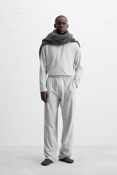 BASIS PYJAMASET - Grijs gemêleerd van Zara - Afbeelding 0
