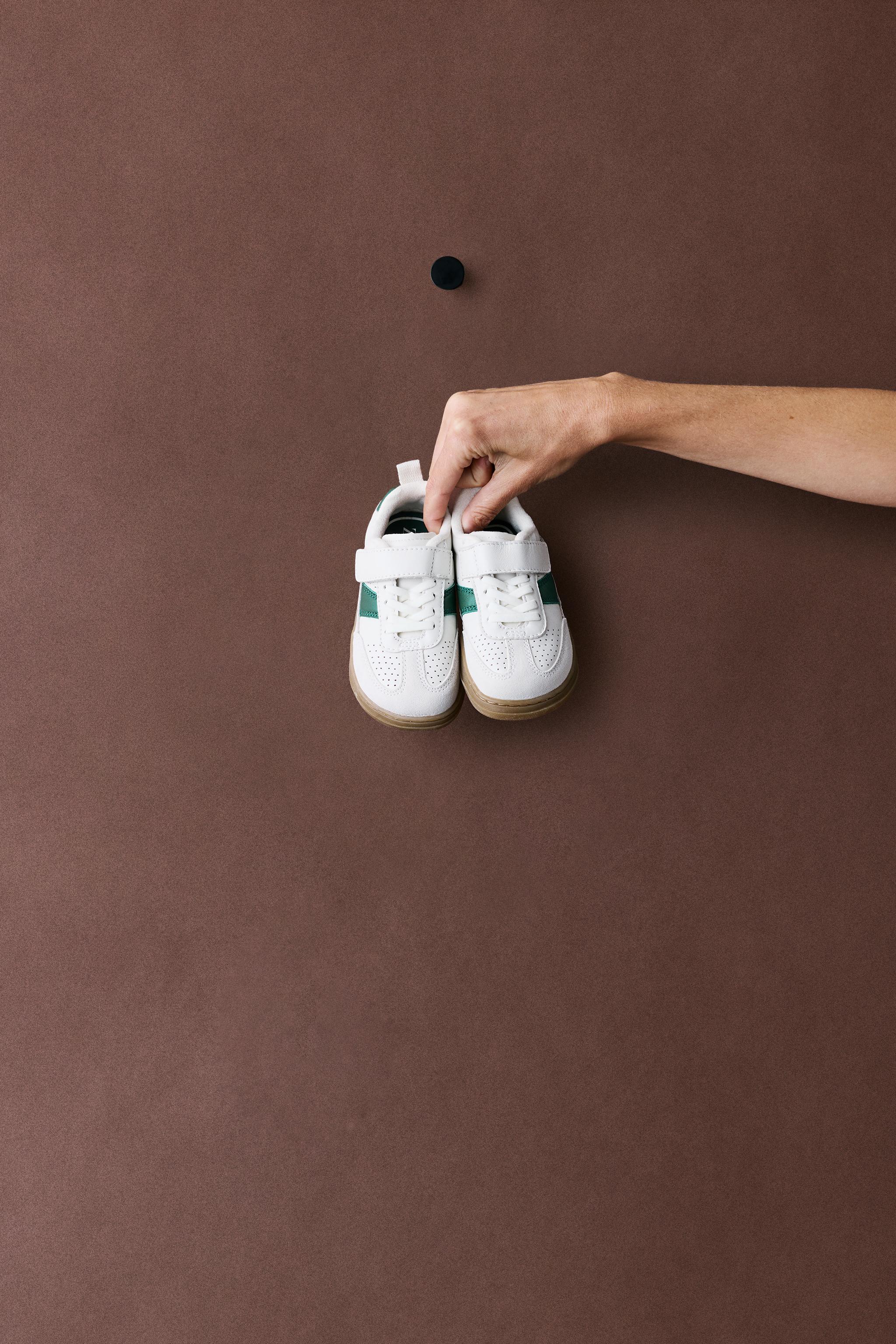 LEATHER BAREFOOT SNEAKERS — White