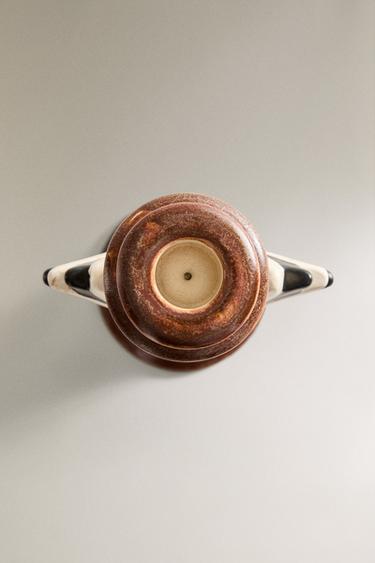 BOUGEOIR FLEUR - Marron de Zara - Image 4